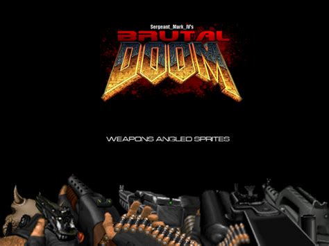 Weapons Angled Sprites Addon Brutal Doom Mod For Doom Moddb