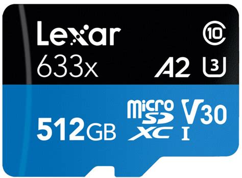 Lexar Announces New 512gb A2 Microsd Card Largest Capacity In The World
