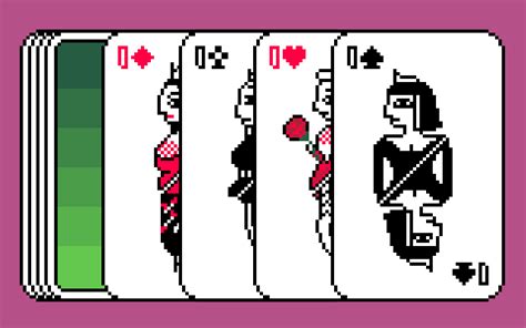 Pixelart Playing Cards By Azaliya