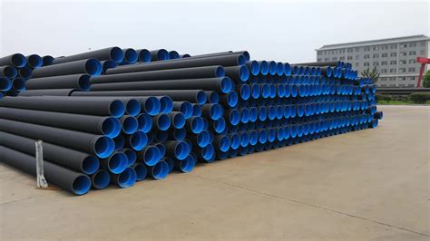 Manufacturer Pe Drainage Pipes Sn8 600mm Corrugated Dwc Plastic Tube