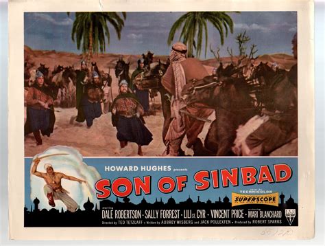 Son Of Sinbad Dale Robertson Vincent Price Sally Forrest X Color