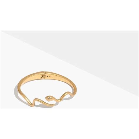 MADEWELL Snake Hinge Cuff Bracelet 32 Liked On Polyvore Featuring