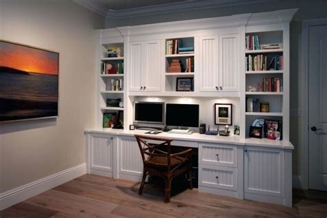 Home Office Wall Unit With Desk