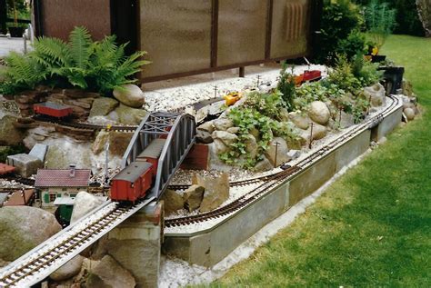 My Grandfathers Lgb Garden Layout Photo 6 A Long Freight Train