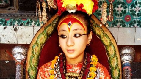 Nepals Living Goddess Who Still Has To Do Homework Bbc News