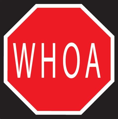 Product Details Whoa Stop Sign Signs T Shop The Brown Cow