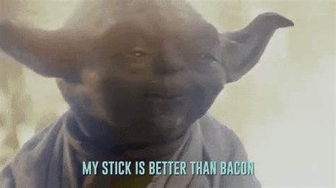 Yoda Sings That His Stick Is Better Than Bacon In An Amusing Bad Lip