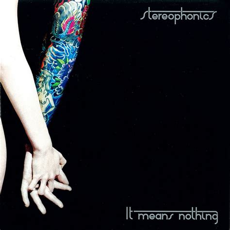 Stereophonics It Means Nothing 2007 Cd Discogs