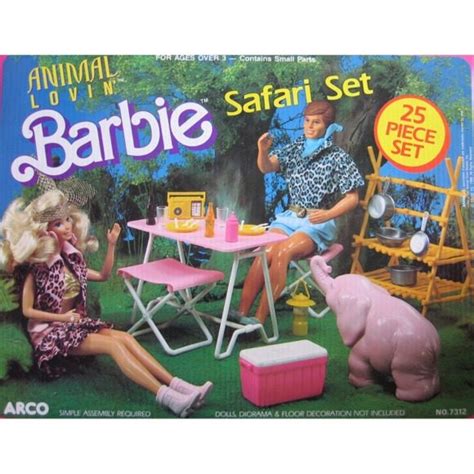 Animal Lovin Barbie Safari Playset 7312 1988 Details And Value