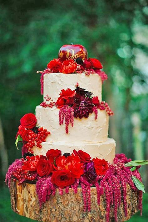 30 Fall Wedding Cakes That Wow Autumn Wedding Cakes Fruit Wedding Cake