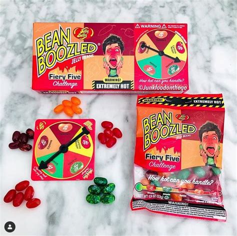 New Jelly Belly Bean Boozled Fiery Five Challenge