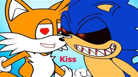 Cosmo Kiss Tails Valentine Kiss By Howxu On Deviantart Sonic Fan Art Sonic Fan Characters