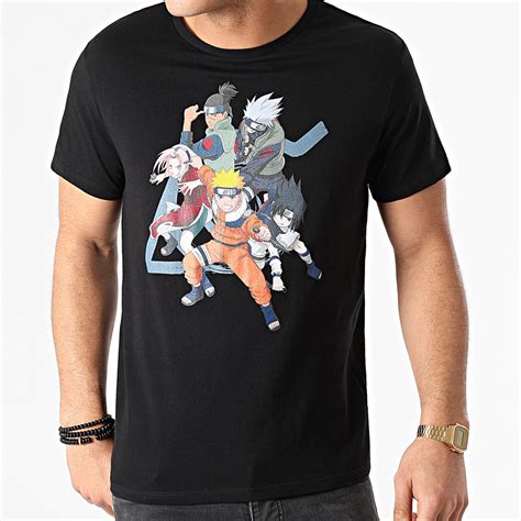 Naruto Tee Shirt Team 7 Noir