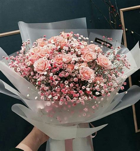 Jinhwi การค้นหาในทวิตเตอร์ การจัดดอกไม้ กุหลาบสีชมพู