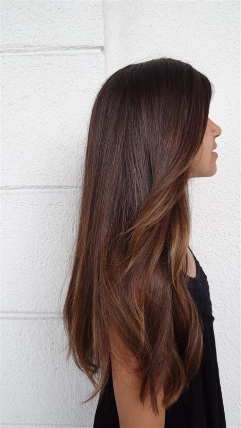 If you want to discover how to find. subtle brunette ombre. | Long thin hair, Hair styles, Long ...
