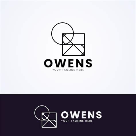 Premium Vector Owens Monoline Logo Design
