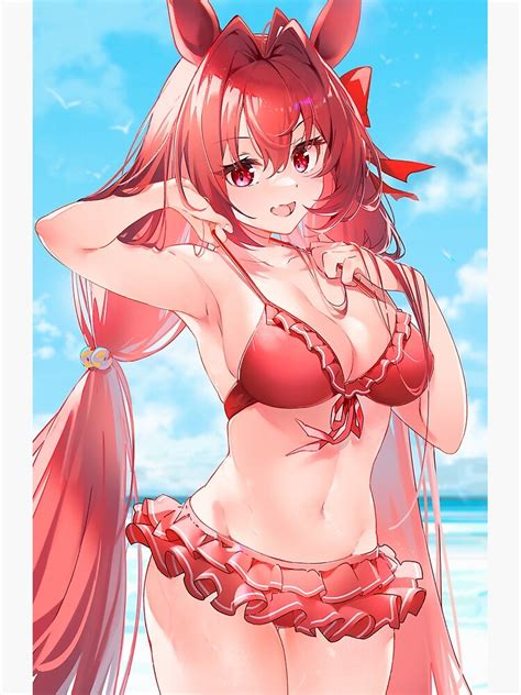 Hot Daiwa Scarlet Bikini Uma Musume Thighs Sexy Lewd Boobs Tits Hentai Ecchi Anime Girl
