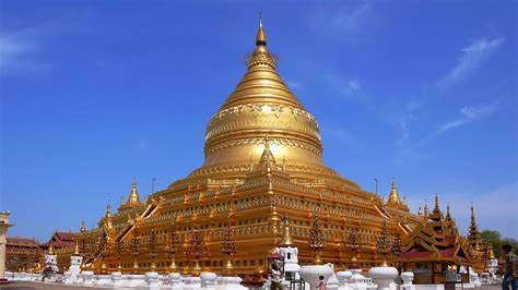 Shwezigon Pagoda The Most Sacred Pagoda In Bagan