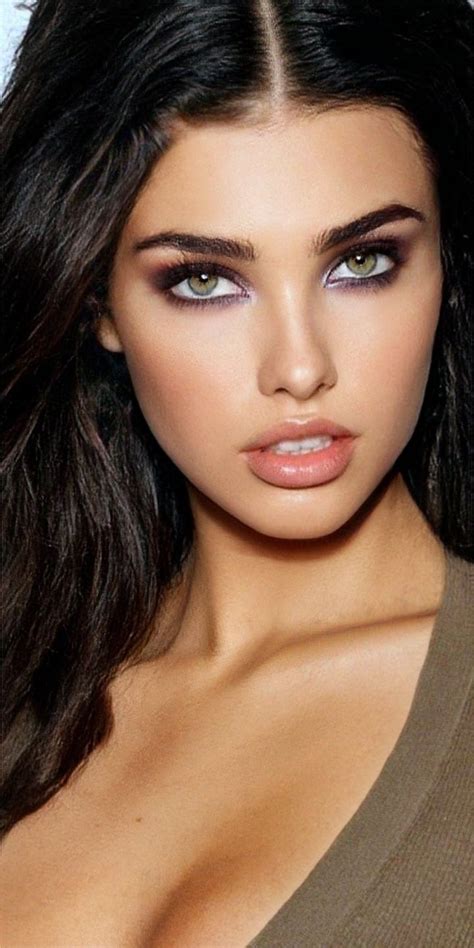 Adriana Lima Madison Beer Brunette Beauty Most Beautiful Eyes Beautiful Girl Face