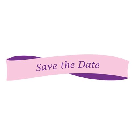 Save The Date Banner Transparent Png And Svg Vector File
