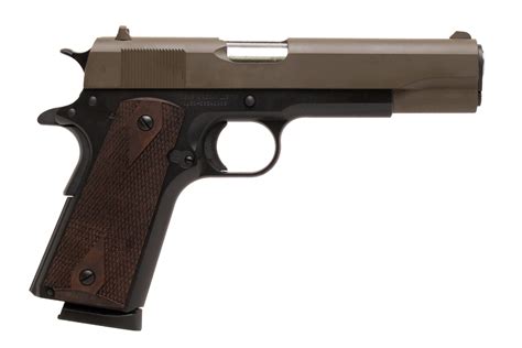 Tisas 1911 A1 Service 45acp Pistol With Patriot Brown Slide Vance