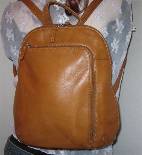 Original Large Leather Backpack Made In Usa Keweenaw Bay Indian