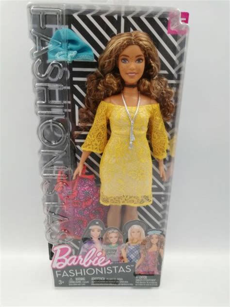 barbie fashionistas 85 glam boho style curvy doll with freckles fjf70 new htf ebay