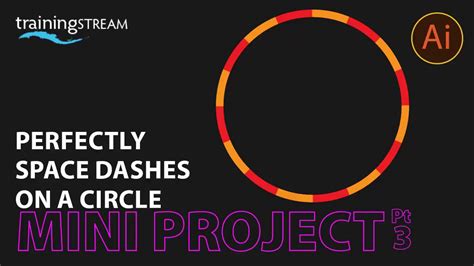 How To Create Perfectly Spaced Dashes On A Circle In Adobe Illustrator