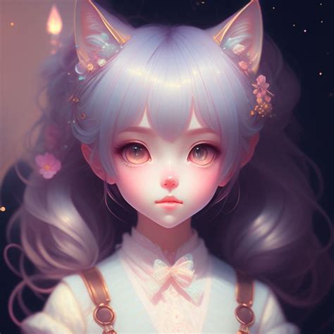 N Cat Cute Anime Girl
