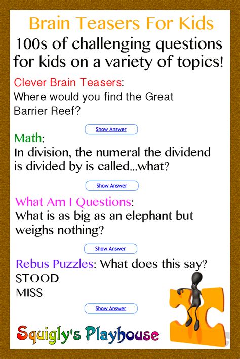 Riddles And Answers Brain Teasers