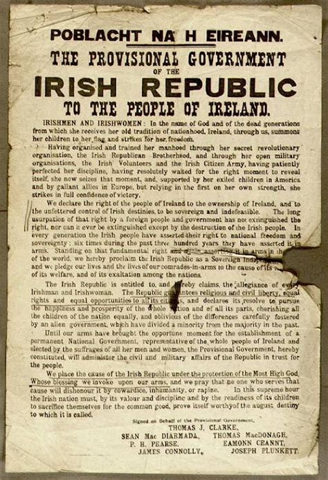 Proclamation The Provisional Government Of The Irish Republic