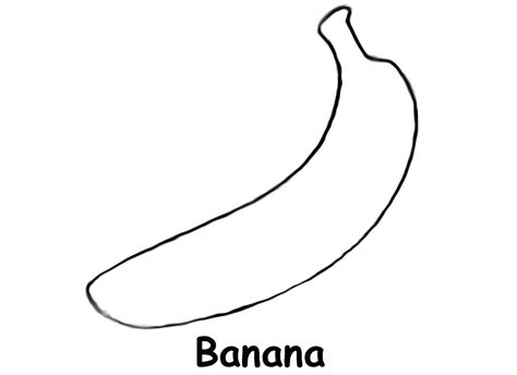 Printable Banana Coloring Page Images 11544 The Best Porn Website