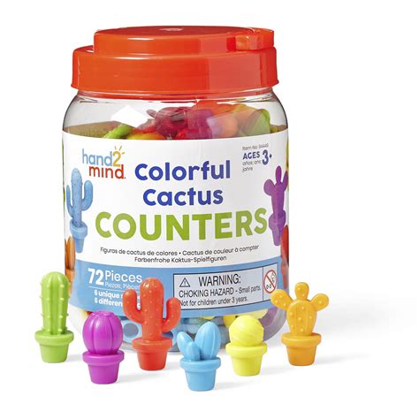 Buy Learning Resources Colourful Cactus Counters Early Years Classroom