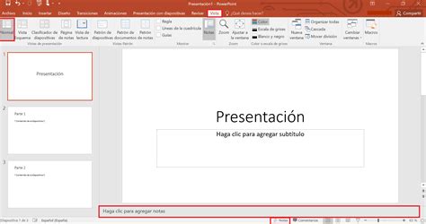 Agregar Notas En Powerpoint Para Unas Presentaciones Profesionales