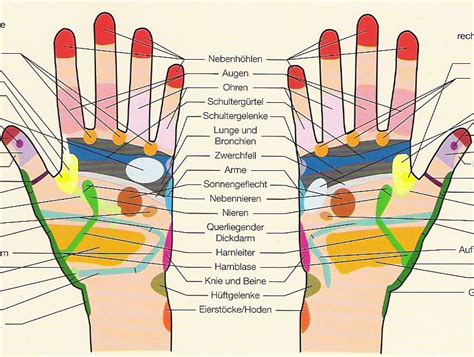 Bei Der Reflexzonentherapie Werden Ausgesuchte Zonen An Der Hand Am