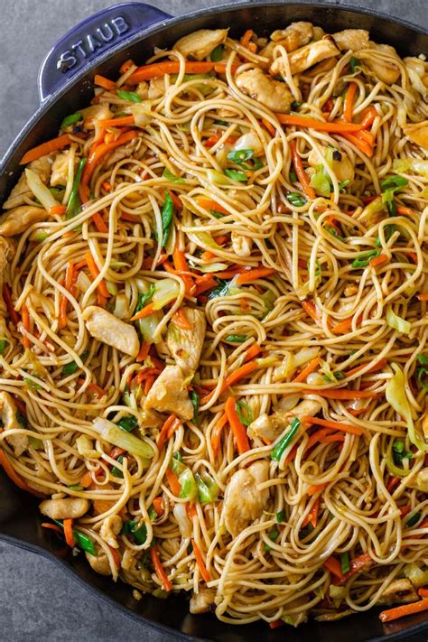 Classic Chow Mein Noodles Is So Satisfying With Chicken Vegetables And The Best Homemade Chow