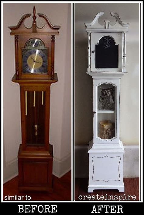 Repurpose A Non Working Grandfather Clock As A Quaint Display Case