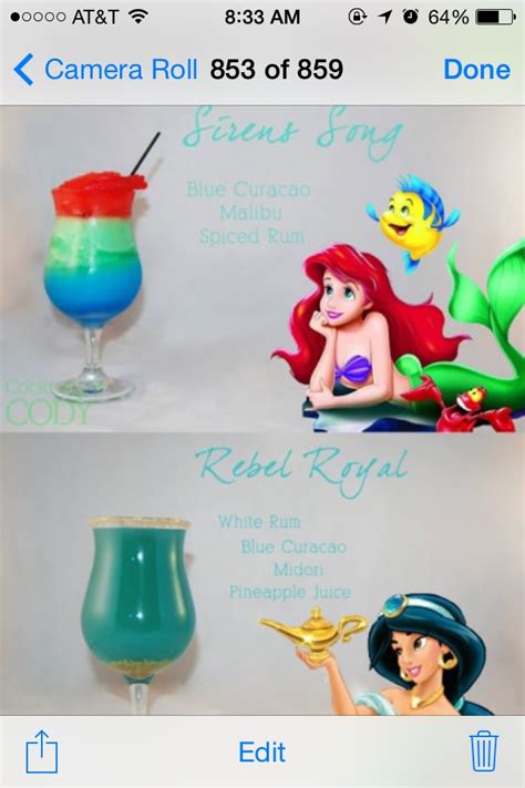 16 Disney Themed Drinks🍹🍷🍸😊 Musely