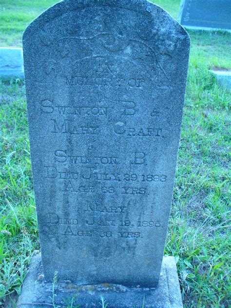 Mary Ann Polly Craft Craft 1827 1895 Find A Grave Memorial
