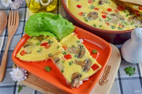 Быстрый омлет в духовке - пошаговый рецепт с фото на Повар.ру Картинка - Быстрый омлет в духовке - пошаговый рецепт с фото на Повар.ру