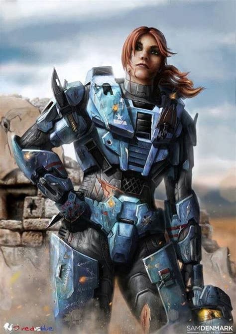 Agent Carolina Project Freelancer Red Vs Blue Halo Game Halo Armor