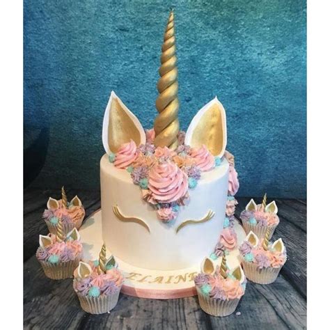 Unicorn Cake Mold Set Horn Ears And Eyelashes Innovation
