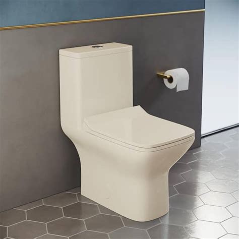 Reviews For Swiss Madison Carre 1 Piece 1116 Gpf Dual Flush Square