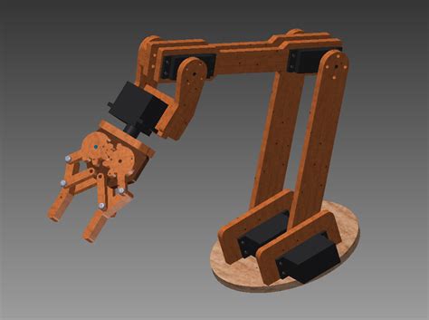 Robot Arm Design In Autodesk Inventor Daniels Blog
