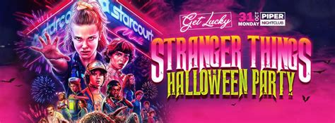 The Piper Halloween Get Lucky X Stranger Things Tickets On Monday 31