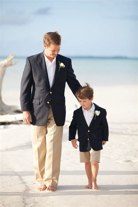 If you are a guy invited to a beach wedding and you want a stylish outfit, that can be tricky as you should feel comfy while being stylish. Picture Of tan pants, a black jacket, a white shirt and ...