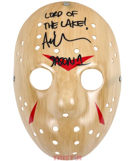 Ari Lehman Autographed Friday The 13th Jason Mask Inscribed Lord Of