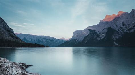 Download Wallpaper 1920x1080 Mountains Lake Stones Sky