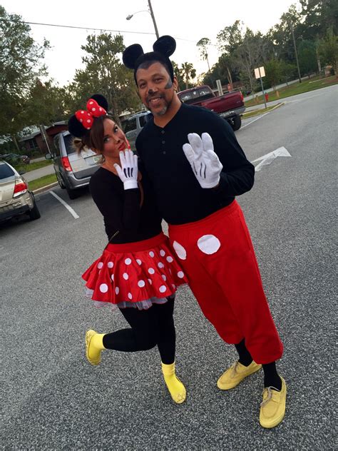 Diy Mickey And Minnie Mouse Halloween Costumes Minnie Costume Mini