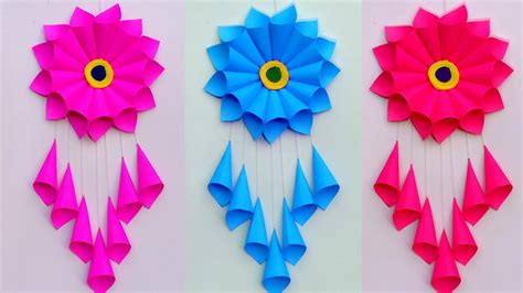 PAPER CRAFT!!! WALL HANGING CRAFT IDEAS!! ROOM DECORATION/DIY ART AND ...